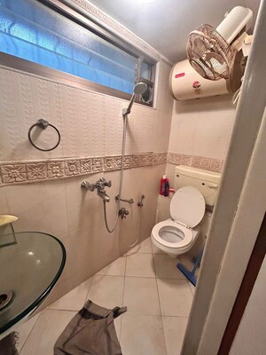 Bathroom in 3 BHK Villa at Silver Sand, Juhu – for Rent