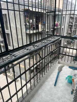 Balcony in 1 BHK Apartment at Shree Ram Apartments, Sector 118 – for Rent