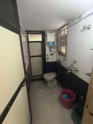 Bathroom in 1 BHK Apartment at Siddeshwar Heights, Panch Pakhadi – for Rent