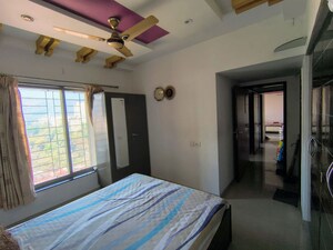 Bedroom in 2 BHK Apartment at Soham Garden, Manpada – for Rent