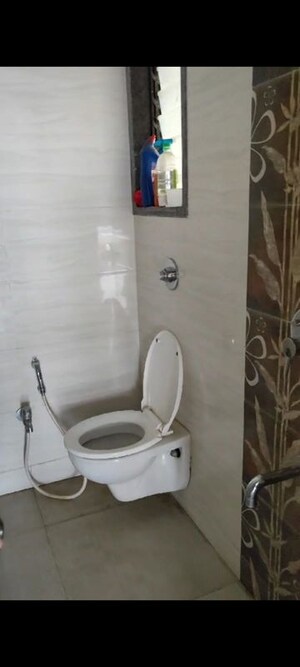 Bathroom in 2 BHK Apartment at Abrol Avirahi Heights, Malad West – for Rent