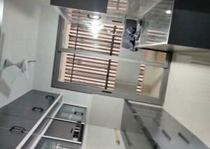 Staircase in 2 BHK Apartment at Gift City – for Rent