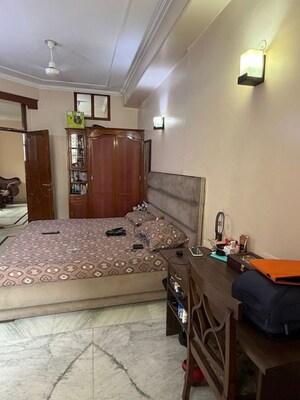 Bedroom in 2 BHK Builder Floor at East Of Kailash – for Rent