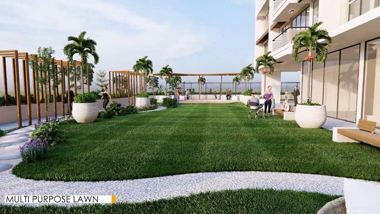 Garden, gajra-bhoomi-serenity 3 Bedroom 1700 Sq.Ft. Apartment In Kharghar Navi Mumbai 10137911