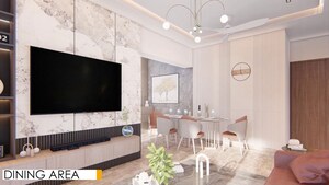 Living Room in 3 BHK Apartment at Gajra Bhoomi Serenity, Kharghar – for Sale