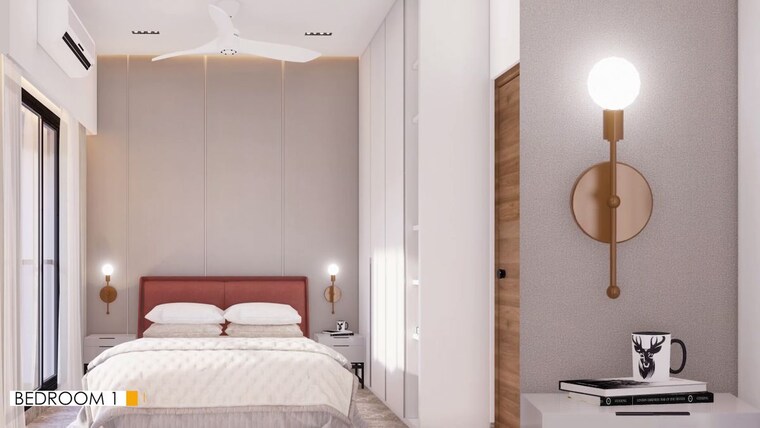 Bedroom, gajra-bhoomi-serenity 3 Bedroom 1700 Sq.Ft. Apartment In Kharghar Navi Mumbai 10137911