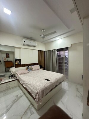 Bedroom in 1.5 BHK Apartment at Amal Aspen Park, Goregaon East – for Sale