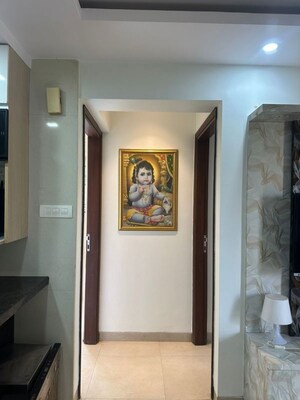 Building Lobby in 1.5 BHK Apartment at Aspen Park, Goregaon East – for Rent