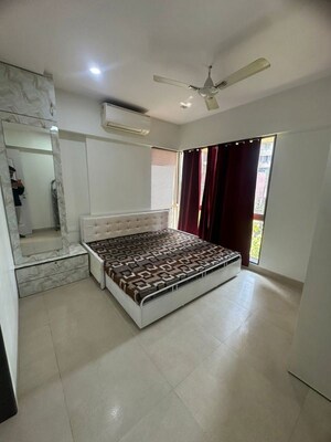 Bedroom in 1.5 BHK Apartment at Aspen Park, Goregaon East – for Rent