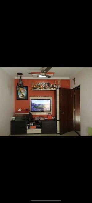 Living Room in 1 BHK Apartment at Bhoomi Park, Malad West – for Rent