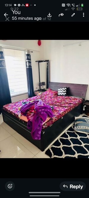 Bedroom in 1 BHK Apartment at Essen Shonest Towers, Wakad – for Rent