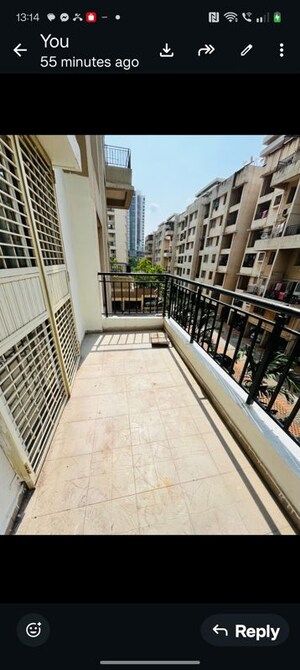 Balcony in 1 BHK Apartment at Essen Shonest Towers, Wakad – for Rent