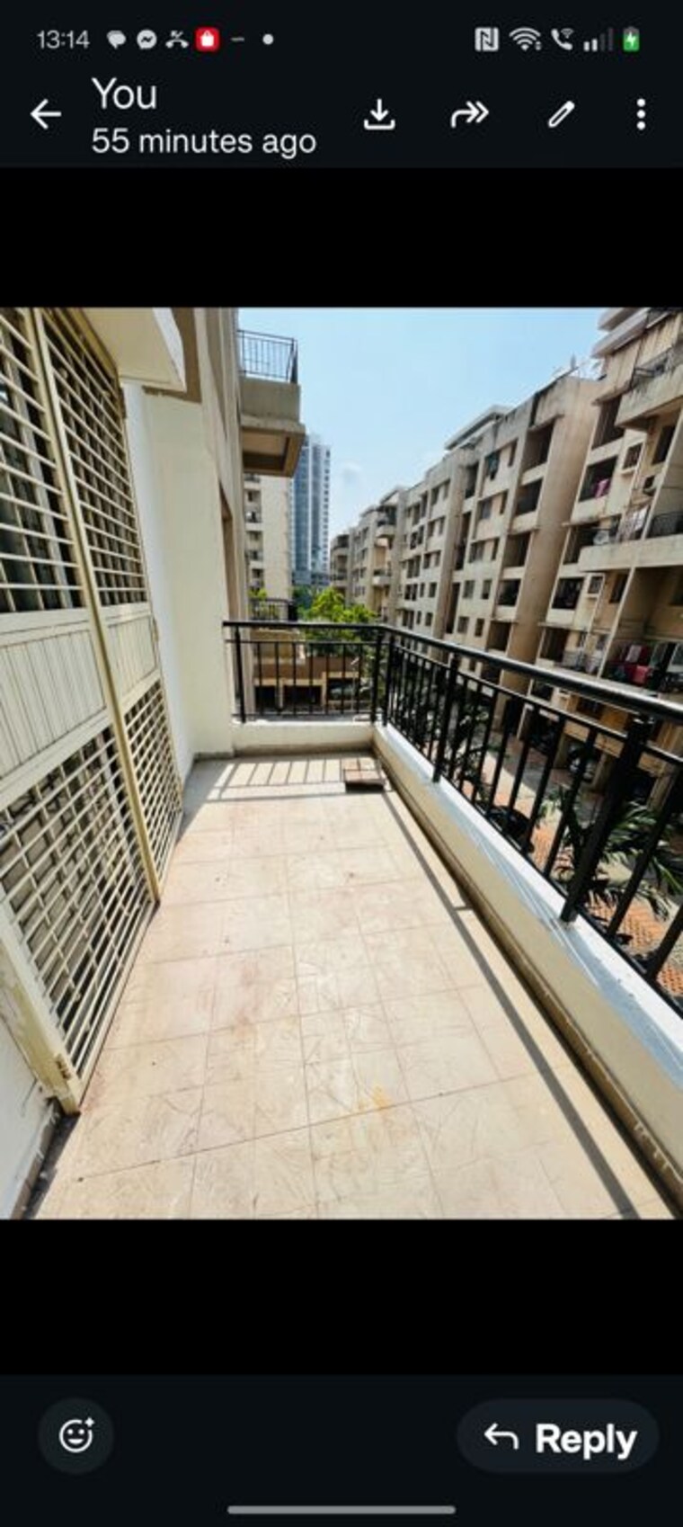 Balcony, essen-shonest-towers 1 Bedroom 700 Sq.Ft. Apartment In Wakad Pune 10138251