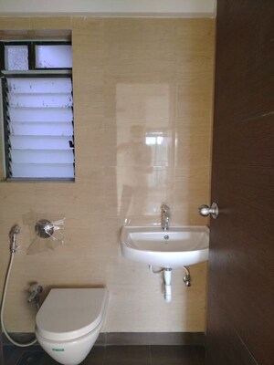 Bathroom in 1 BHK Apartment at DP Star, Bhandup West – for Rent