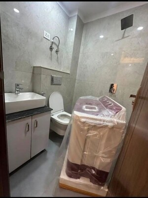 Bathroom in 2 BHK Builder Floor at Saket – for Rent