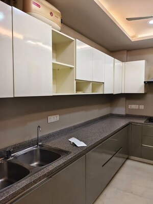 Kitchen in 3 BHK Builder Floor at Safdarjung Enclave – for Rent