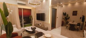 Living Room in 2 BHK Apartment at Shivani Rudram, Kandivali West – for Sale