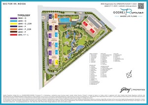 Master Plan in 4 BHK Apartment at Godrej Riverine, Sector 44 – for Sale