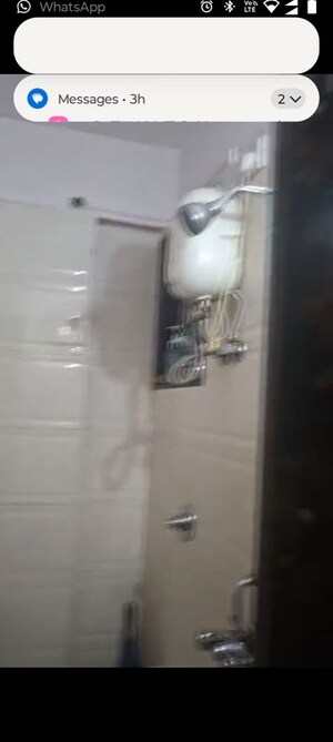 Bathroom in 2 BHK Apartment at Tilak Nagar – for Rent