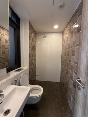 Bathroom in 3 BHK Apartment at Lodha The Park, Worli – for Rent