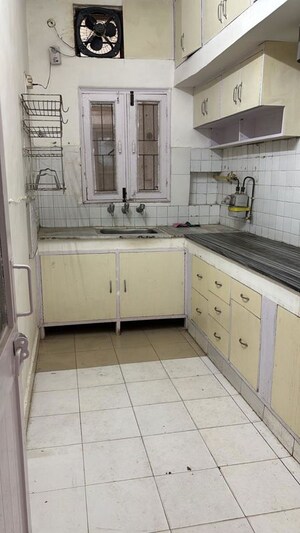 Kitchen in 3 BHK Apartment at Alaknanda – for Rent