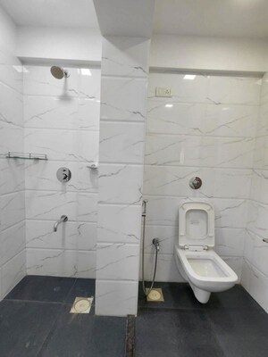 Bathroom in 3 BHK Apartment at Neumec Chandelier Court, Worli – for Rent