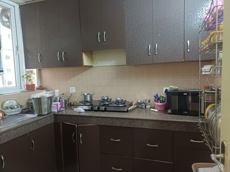 Kitchen, orchid-island 3 Bedroom 1560 Sq.Ft. Builder Floor In Sector 51 Gurgaon 10138477