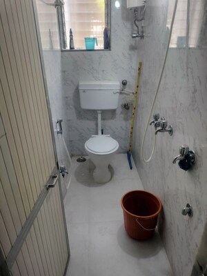 Bathroom in 2 BHK Apartment at Navkar Panchavati Greens, Marol – for Rent