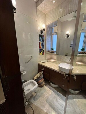 Attached Bathroom in 2 BHK Apartment at Worli – for Rent