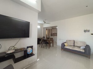 Living Room in 3 BHK Apartment at Akshar Green World, Dighe – for Rent