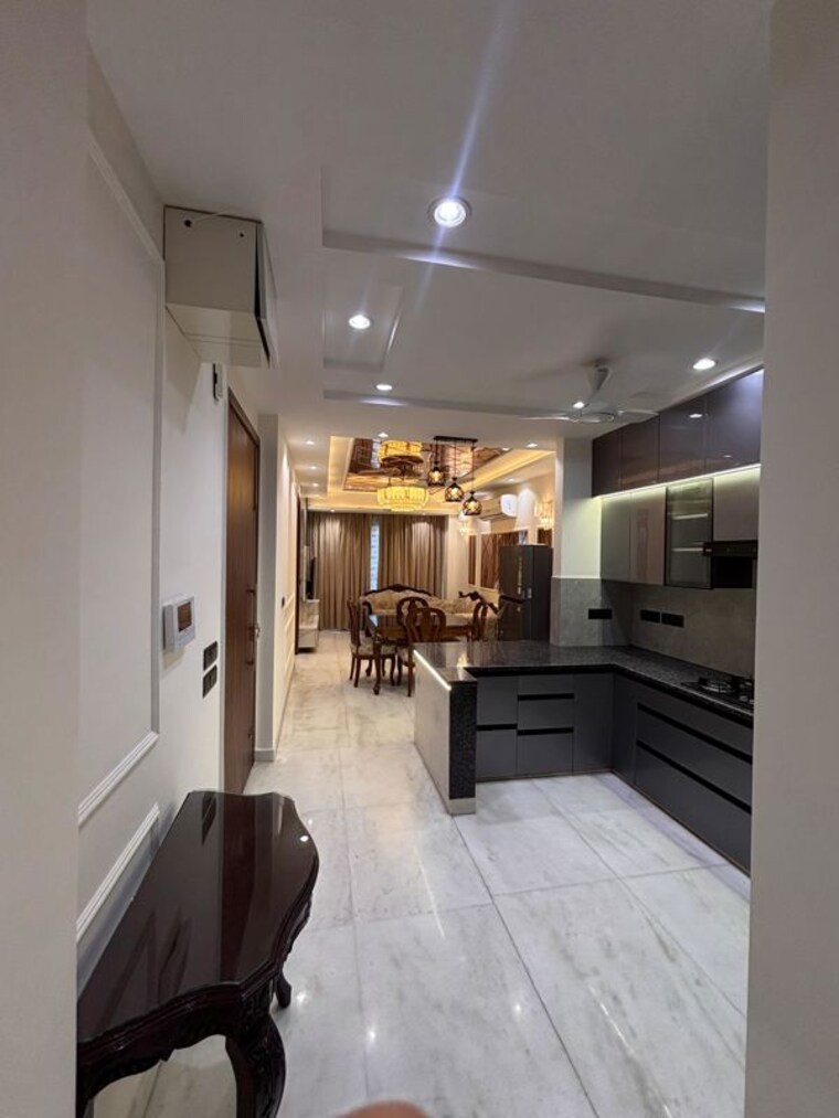 Kitchen, safdarjung enclave 3 Bedroom 1300 Sq.Ft. Builder Floor In Safdarjung Enclave Delhi 10138585