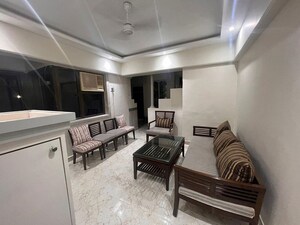 Living Room in 1 BHK Apartment at Bandra West – for Rent