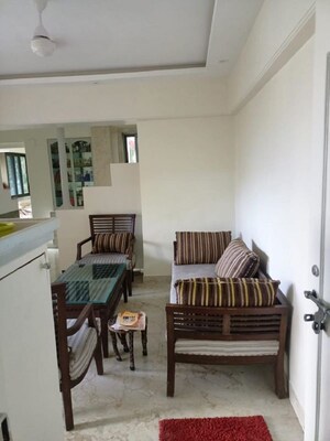 Living Room in 1 BHK Apartment at Bandra West – for Rent