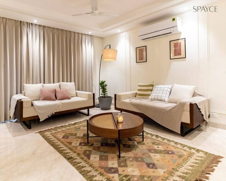 Master Bedroom, dlf-oakwood-estate 2 Bedroom 1345 Sq.Ft. Apartment In Dlf Phase ii Gurgaon 10138825
