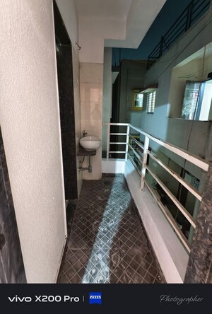 Balcony in 1 BHK Independent House at Wadgaon Sheri – for Rent