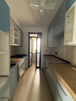 Kitchen in 3 BHK Apartment at Senapati Bapat Marg – for Rent