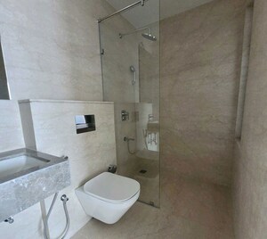 Bathroom in 3 BHK Apartment at Piramal Mahalaxmi, Mahalaxmi – for Rent