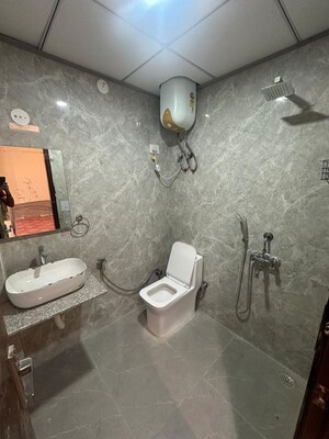 Bathroom in 1 RK Builder Floor at Kohli One Malibu Town, Sector 47 – for Rent