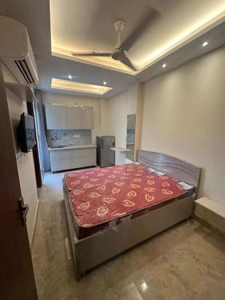 Bedroom, kohli-one-malibu-town 1 RK 500 Sq.Ft. Builder Floor In Sector 47 Gurgaon 10138914