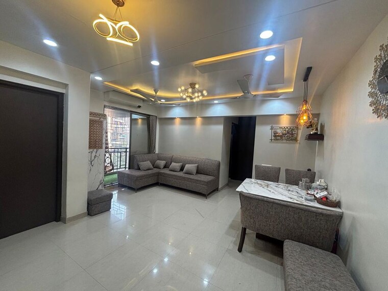 Living Room, ishwar-iris 2 Bedroom 1200 Sq.Ft. Apartment In Seawoods Navi Mumbai 10139044