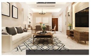 Living Room in 2 BHK Apartment at Godavari Villa, Kharghar – for Sale