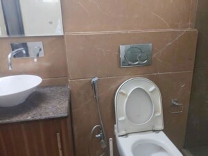 Bathroom in 3 BHK Builder Floor at Soami Nagar – for Rent