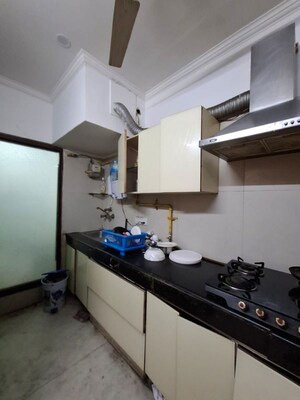 Kitchen in 2 BHK Builder Floor at Greater Kailash – for Rent