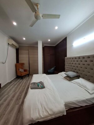 Bedroom in 2 BHK Builder Floor at Greater Kailash – for Rent