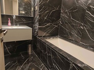 Balcony in 3 BHK Apartment at Lodha The World Towers World One Tier 2, Worli – for Rent