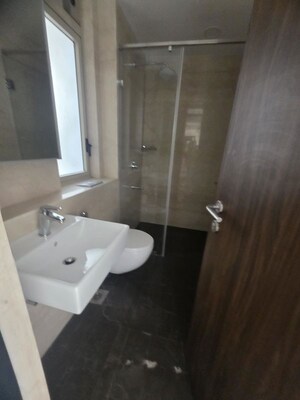 Bathroom in 3 BHK Apartment at Lodha The Park, Worli – for Rent