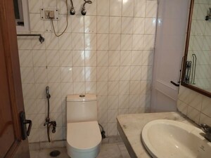 Bathroom in 3 BHK Builder Floor at Lajpat Nagar Iii – for Rent