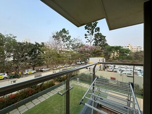 Balcony in 3 BHK Apartment at G Corp Residency, Koramangala – for Rent