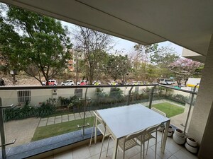 Balcony in 3 BHK Apartment at G Corp Residency, Koramangala – for Rent