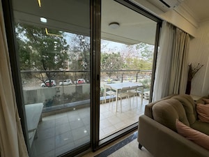 Balcony in 3 BHK Apartment at G Corp Residency, Koramangala – for Rent